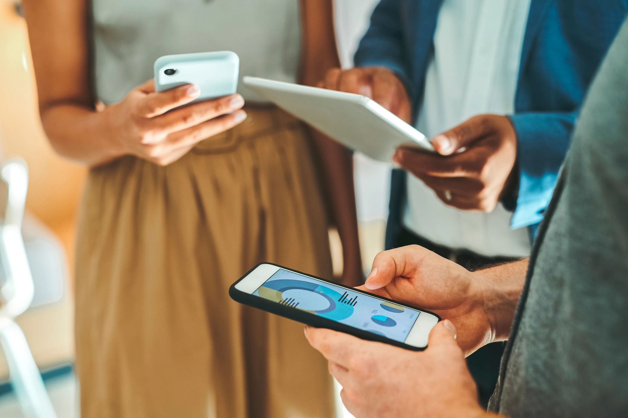 responsive website on devices